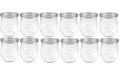 Weck, Einmachglas 220 ml, 12 Stück mit Deckel