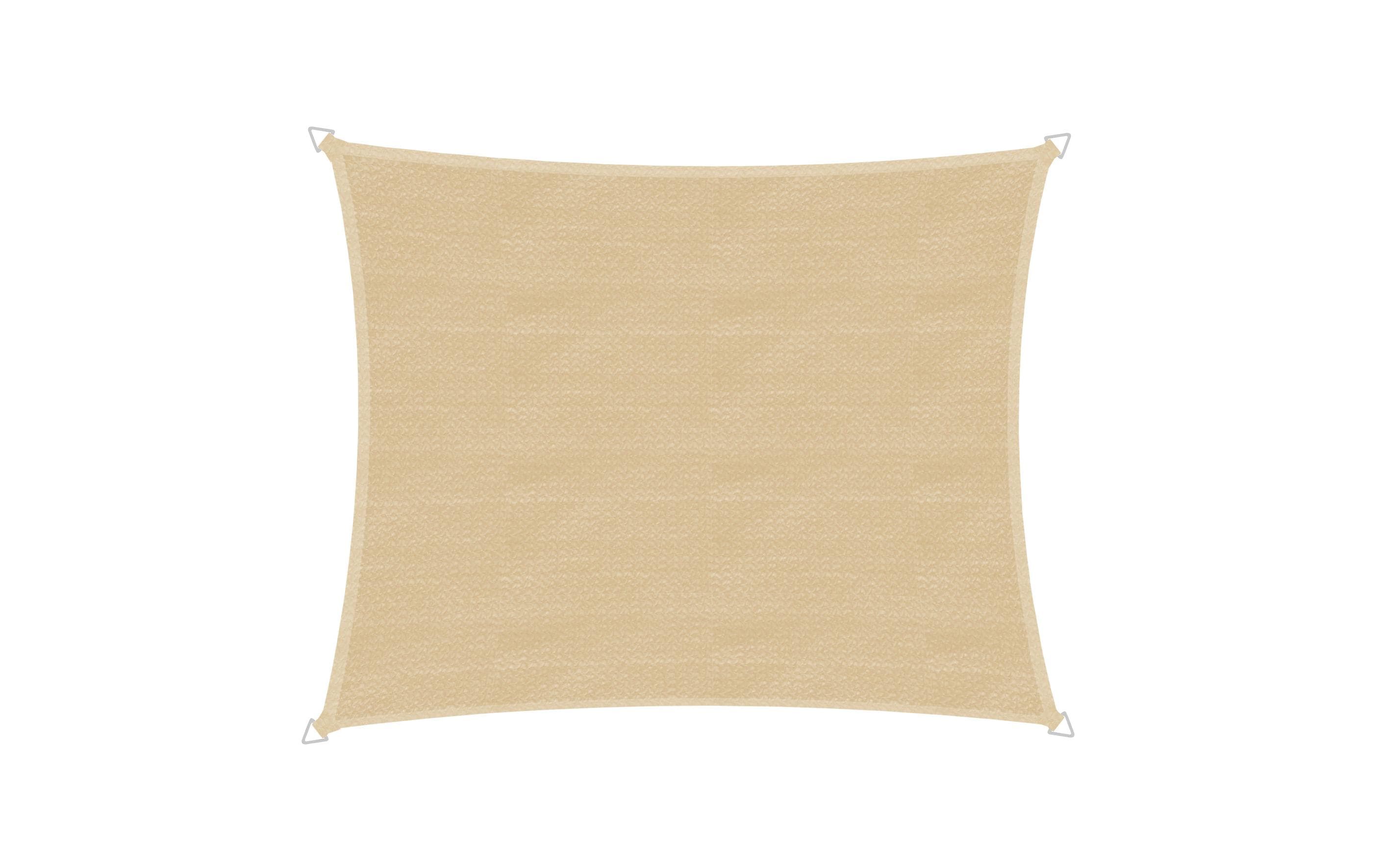 Sonnensegel Rechteck 4x5 m Champagner 90% UV-Schutz Garteneinrichtung Windhager