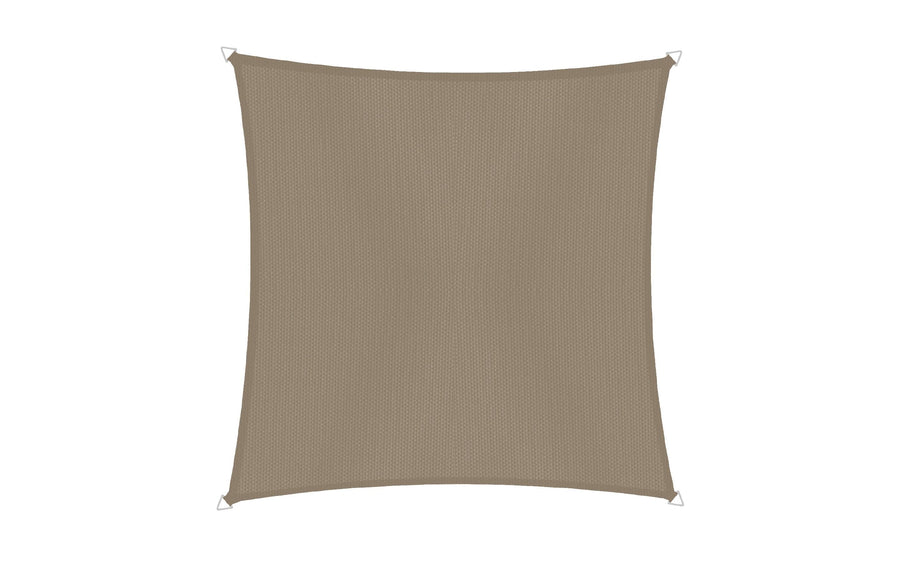 Sonnensegel dreieckig Taupe UV-Schutz 50+ 5m Garteneinrichtung Windhager