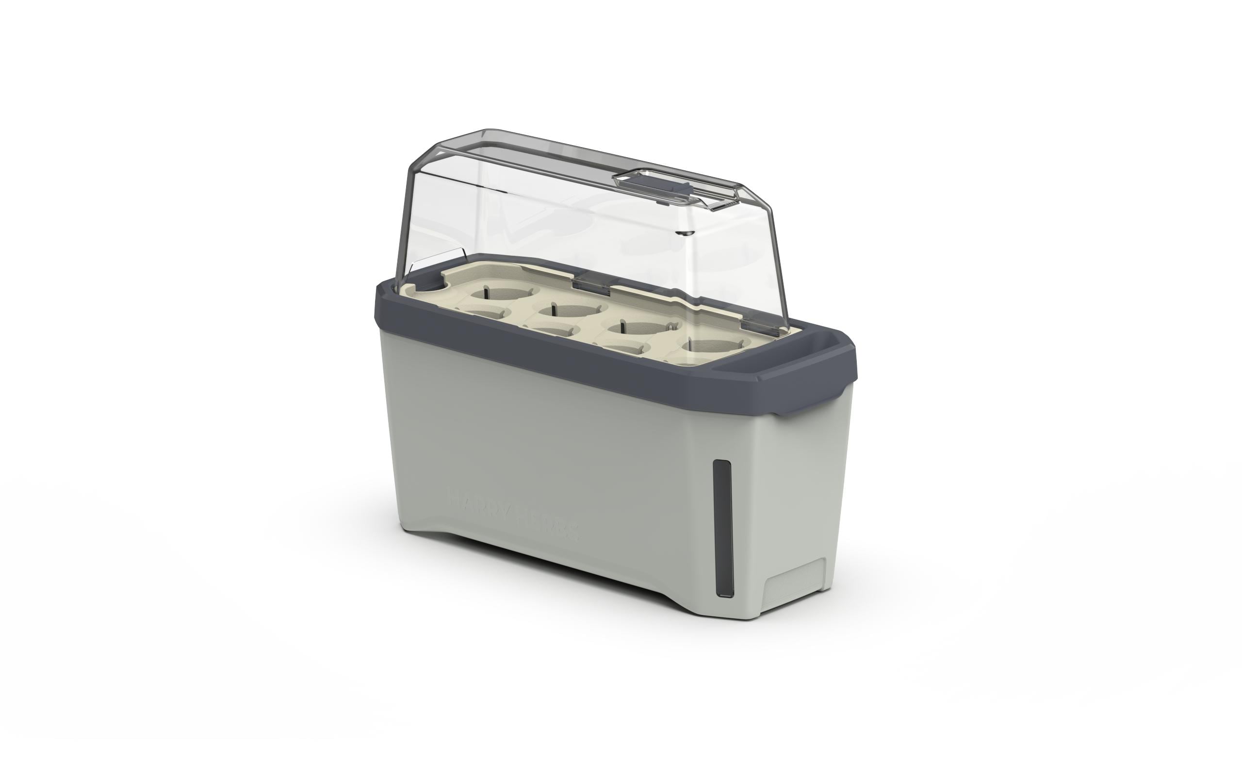 Gusta Garden Kräutertopf hellgrau Keramik mit Haube 15 cm Garten & Outdoor > Pflanzen > Pflanzengefäße Gusta Garden