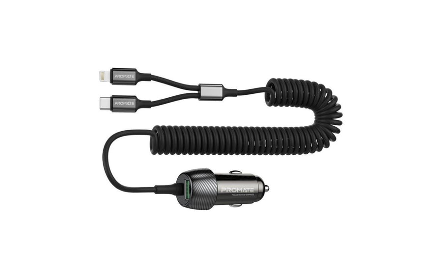 Promate Autoladegerät PowerDrive-33PDCI QC3.0, Car Charger