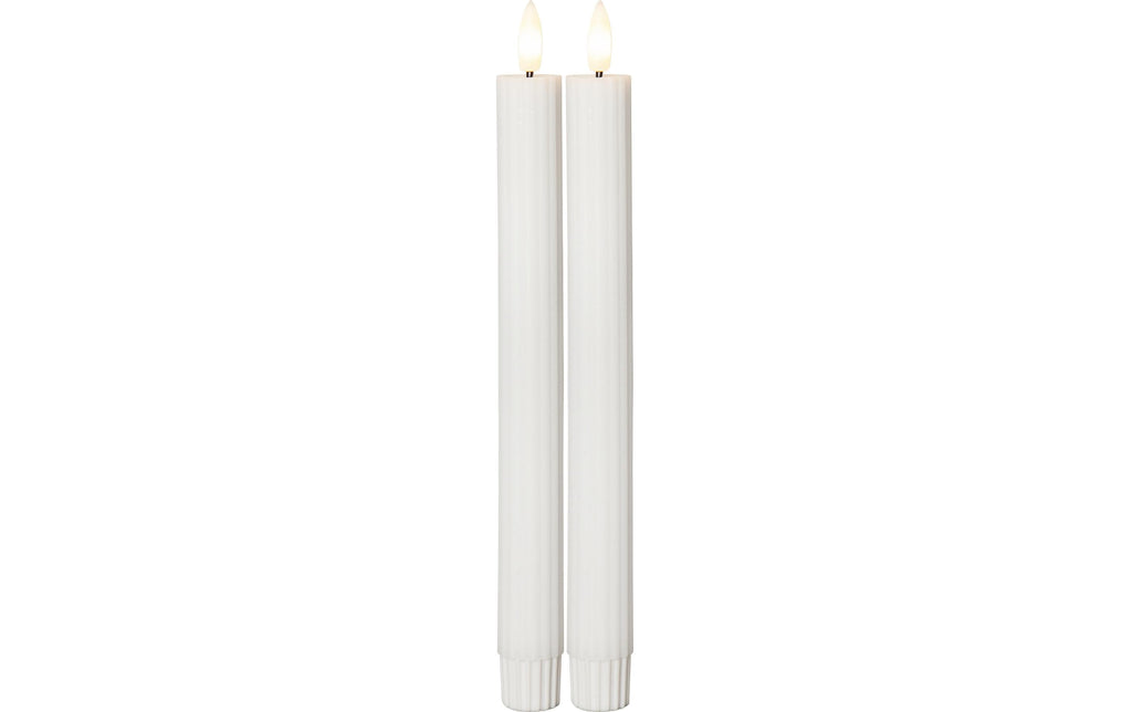 Star Trading LED Dinner Kerze 2P Fl Stripe