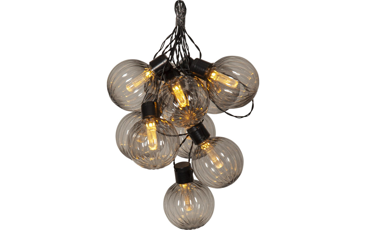 Star Trading Lichterkette Archy, 10 LEDs, 3.6 m, Schwarz