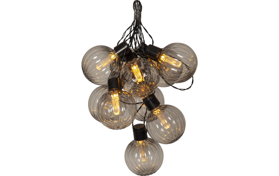 Star Trading Lichterkette Archy, 10 LEDs, 3.6 m, Schwarz