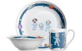 LEONARDO Kindergeschirrset Avventura 3-teilig, Weltall