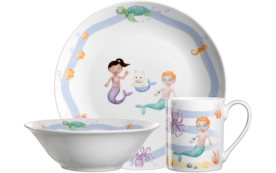 LEONARDO Kindergeschirrset Avventura 3-teilig, Meer