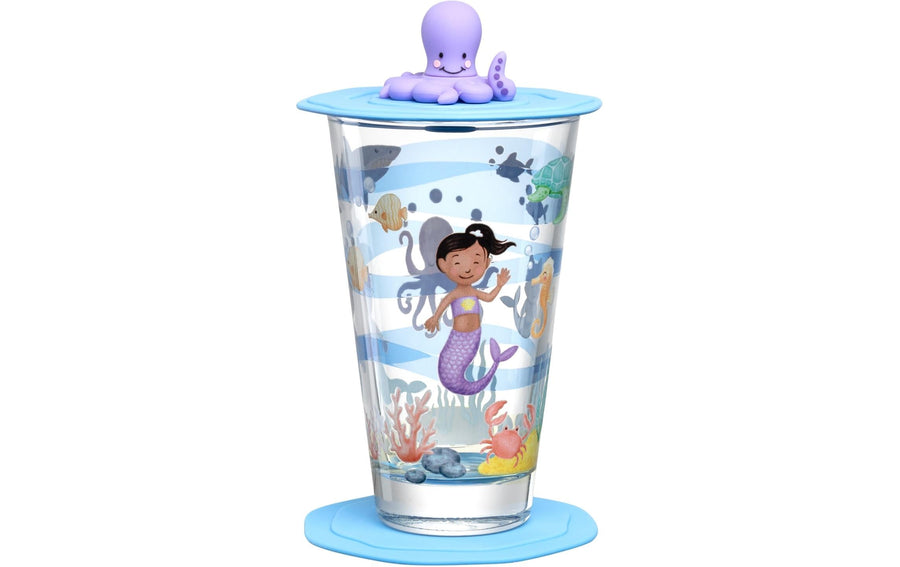 LEONARDO Kindertrinkglas Avventura 300 ml, 3-teilig, Meer