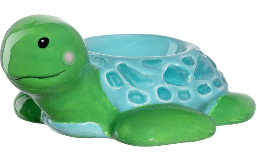 LEONARDO Kindereierbecher Avventura Schildkröte, Grün/Hellblau