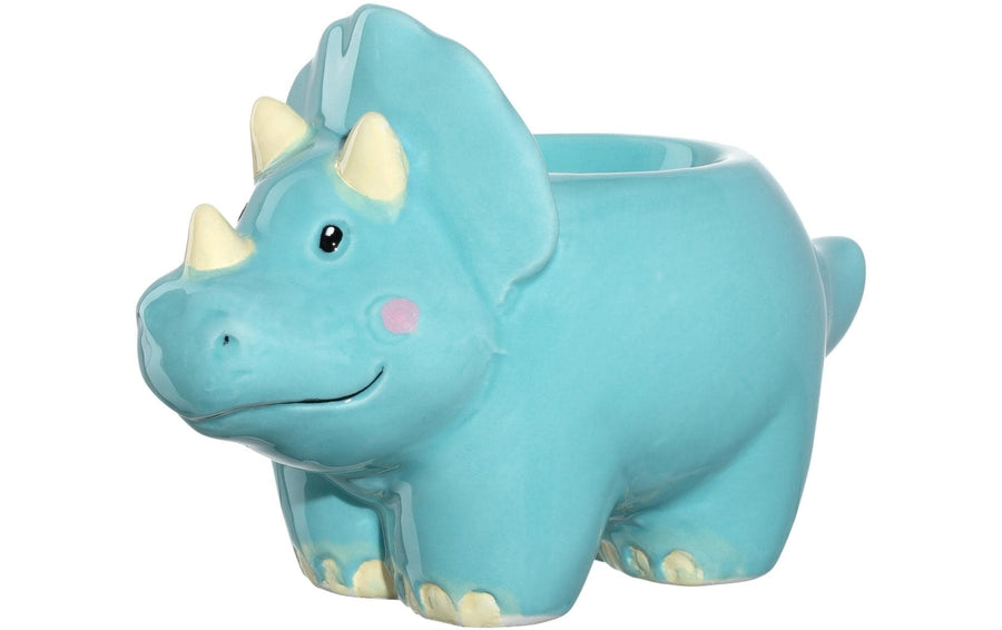 LEONARDO Kindereierbecher Avventura Dinosaurier, Hellblau