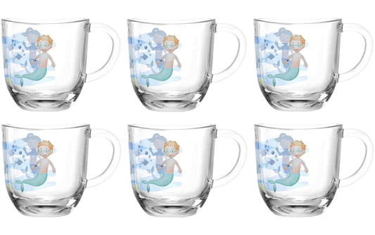 LEONARDO Kindertasse Avvenutura 280 ml, 6 Stück, Meer