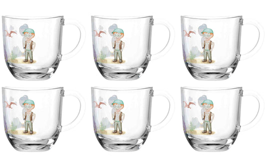 LEONARDO Kindertasse Avvenutura 280 ml, 6 Stück, Dinosaurier