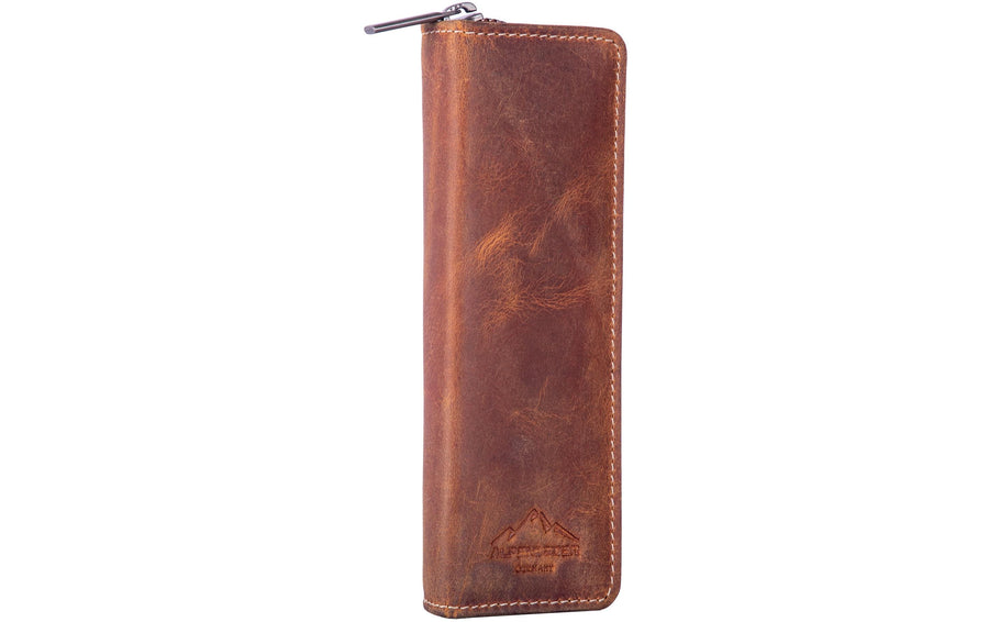 Alpenleder Etui Zwoa, Wild Camel