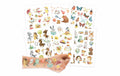 Papierdrachen Tattoo Set Pferde und Lesefreunde