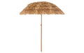 KOOR Sonnenschirm Tiki Braun Polyester 150x180 cm Garteneinrichtung KOOR