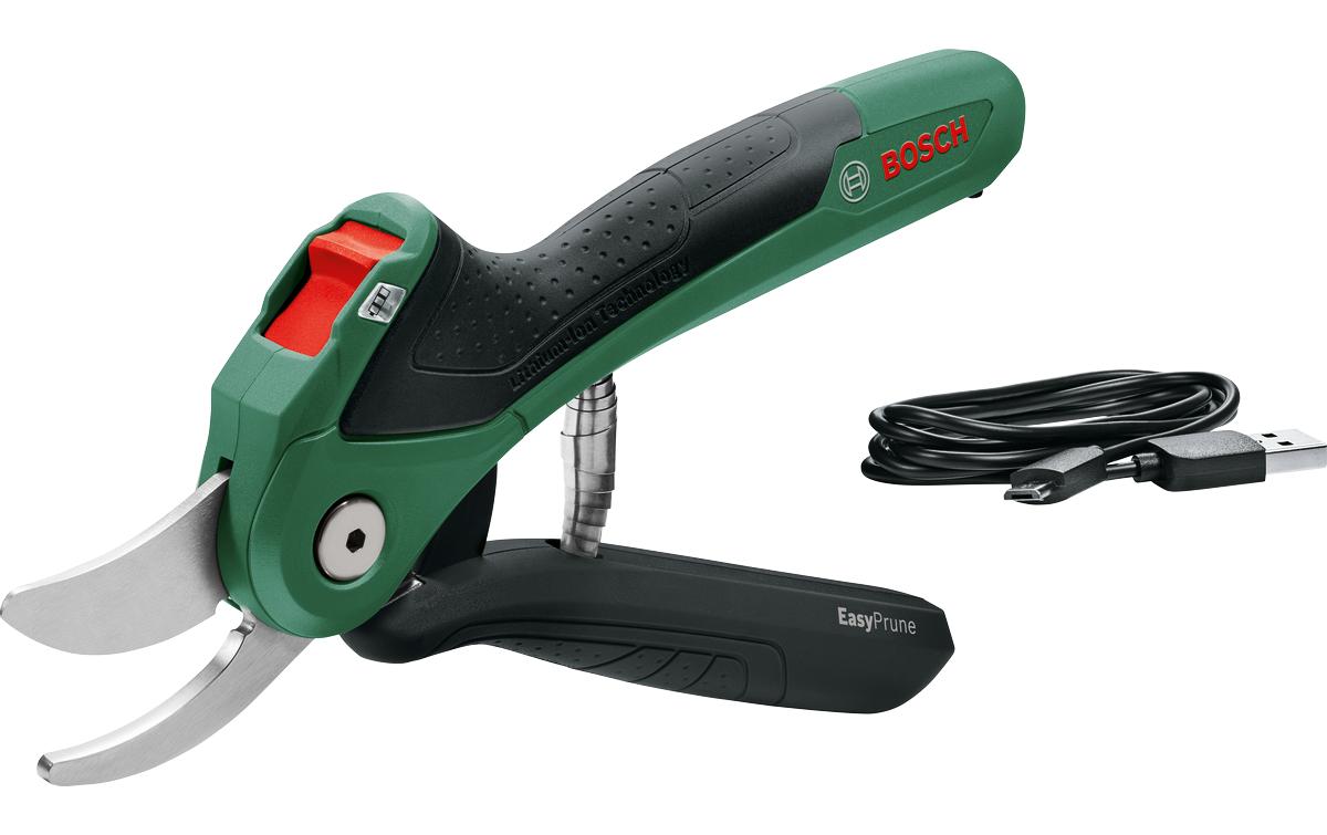 Bosch EasyPrune Akku-Gartenschere mit intuitivem Schnittmechanismus Garten & Outdoor > Garten > Garten Zubehör Bosch