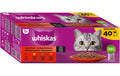 Whiskas Nassfutter 1+ Klassische Auswahl in Sauce, 40x85g