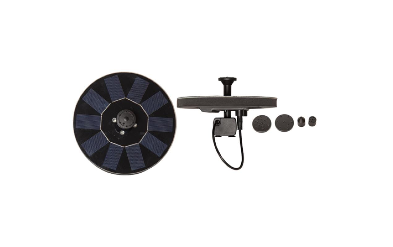 Star Trading Solardekoration Fountain, RGB, Schwarz, IP68