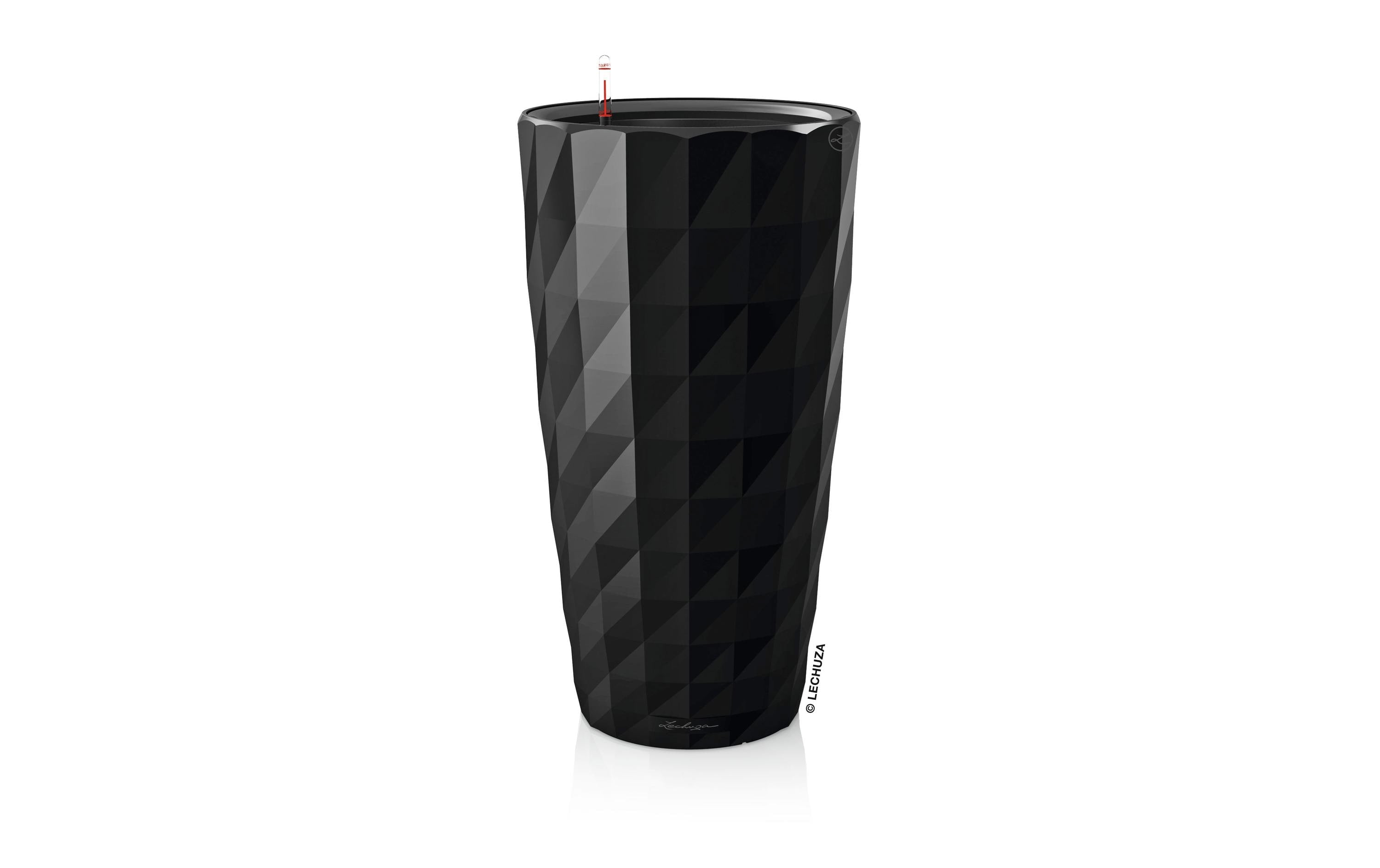 Lechuza Blumentopf Diamante Premium Kunststoff Schwarz 40 cm Garten & Outdoor > Pflanzen > Pflanzengefäße Lechuza