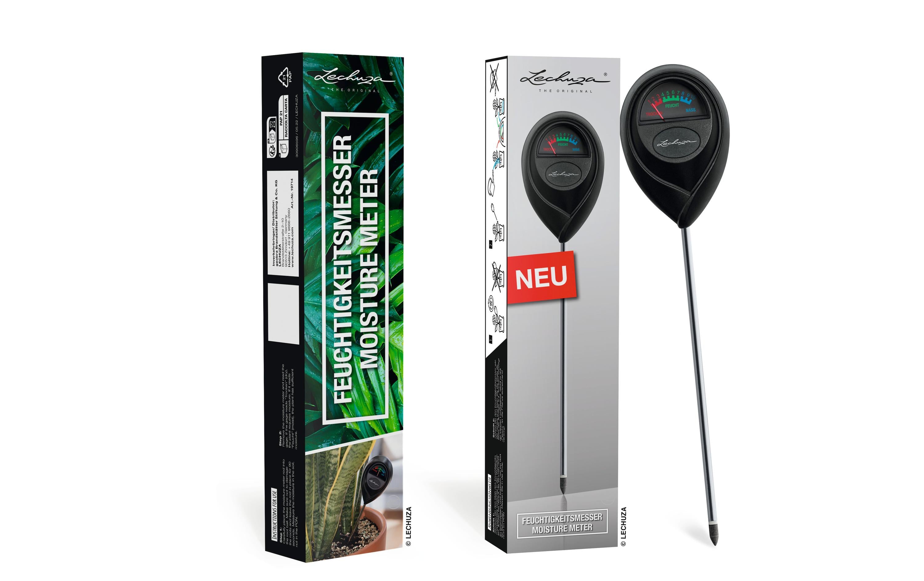 Lechuza Feuchtigkeitsmessgerät, Schwarz