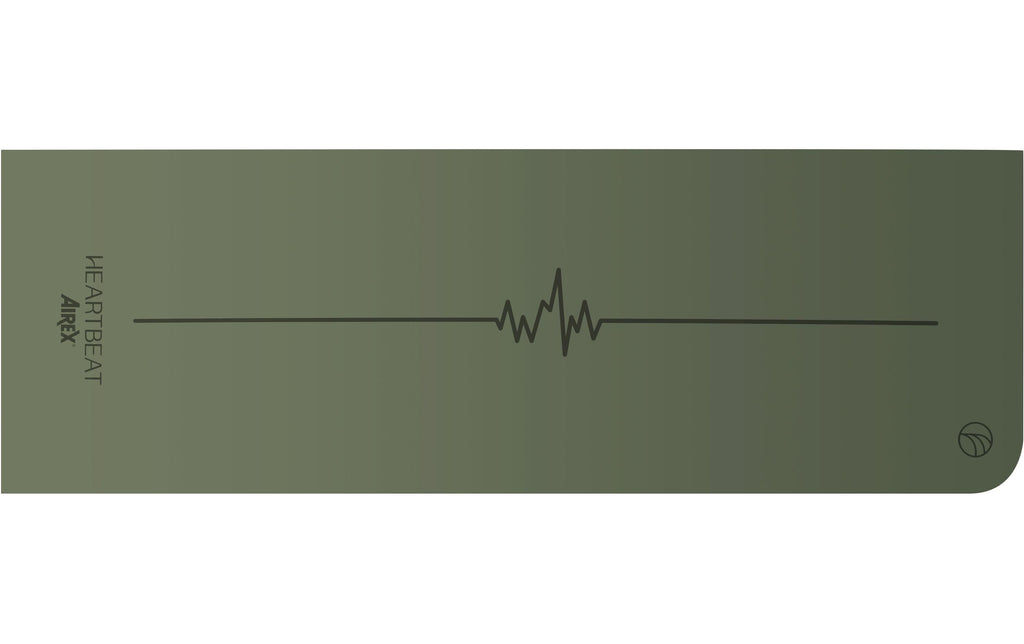 Airex Yogamatte Heartbeat, Olivgrün