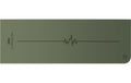 Airex Yogamatte Heartbeat, Olivgrün