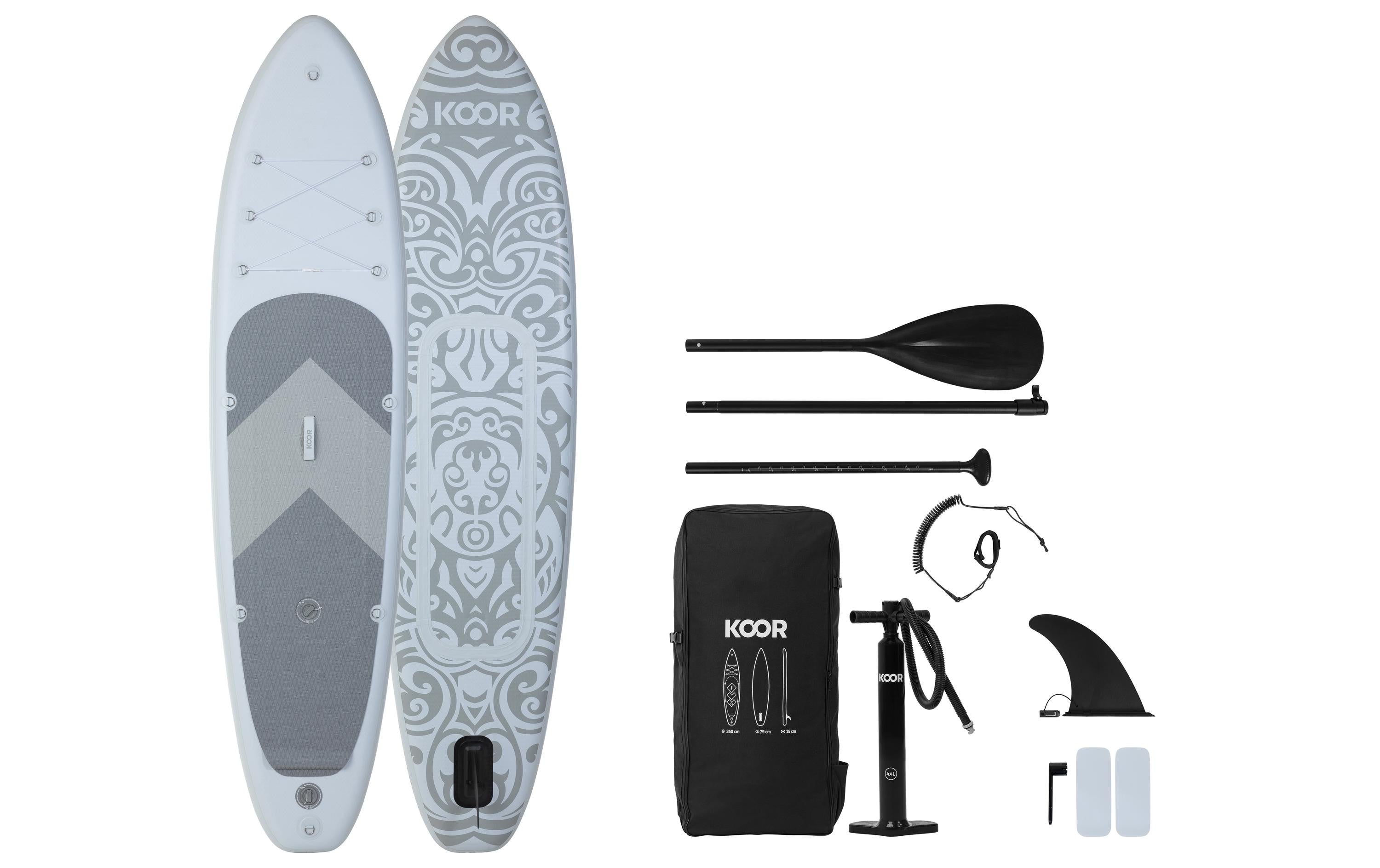 KOOR SUP Board Nuusa Allround 106 mit Doppelkammersystem