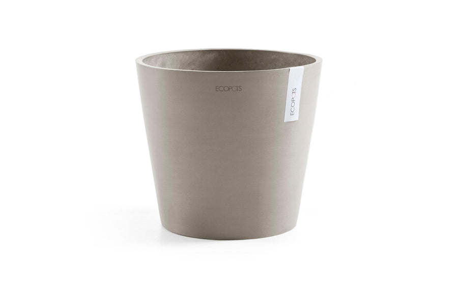 Ecopots Pflanzentopf aus recyceltem Kunststoff in French Taupe, 40 cm Garten & Outdoor > Pflanzen > Pflanzengefäße Ecopots
