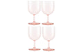 Bodum Outdoor-Weinglas Oktett 250 ml, Rosa, 4 Stück