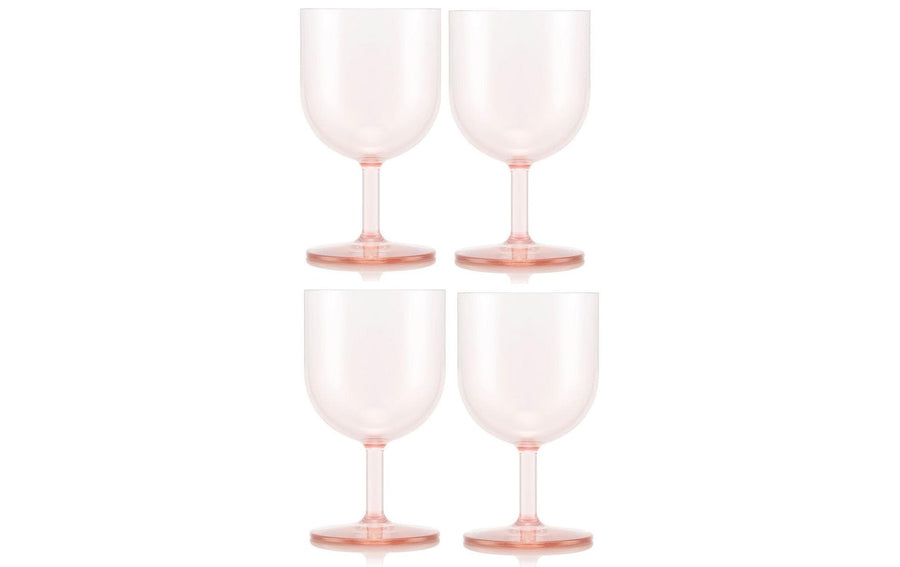 Bodum Outdoor-Weinglas Oktett 250 ml, Rosa, 4 Stück