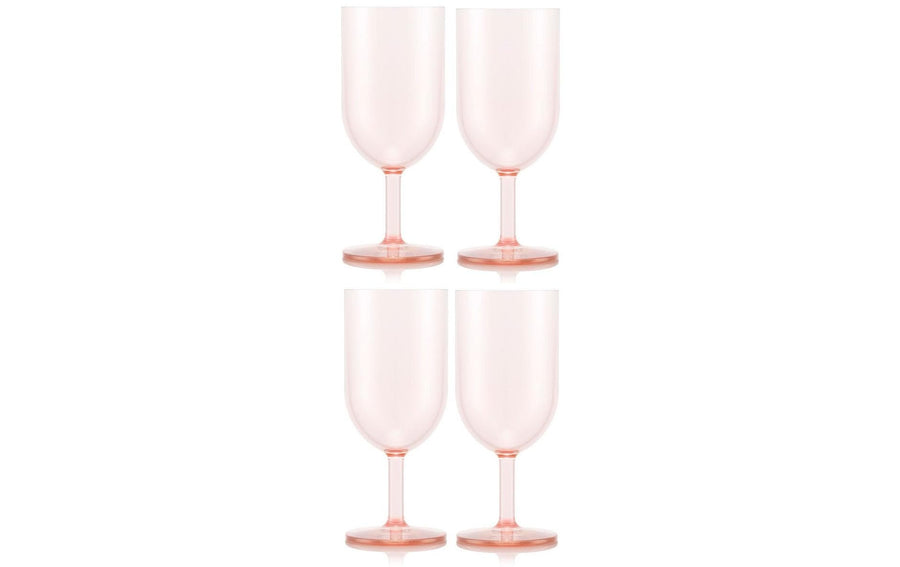 Bodum Outdoor-Weinglas Oktett 230 ml, Rosa, 4 Stück