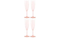 Bodum Outdoor-Champagnerglas Oktett 120 ml, Rosa, 4 Stück