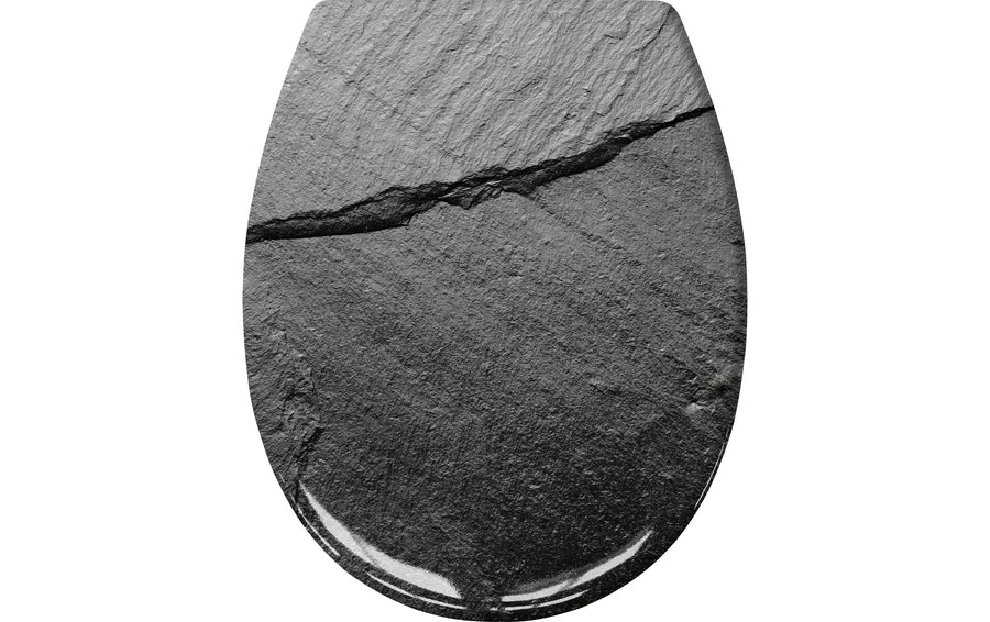 Kleine Wolke Toilettensitz Slate Schwarz