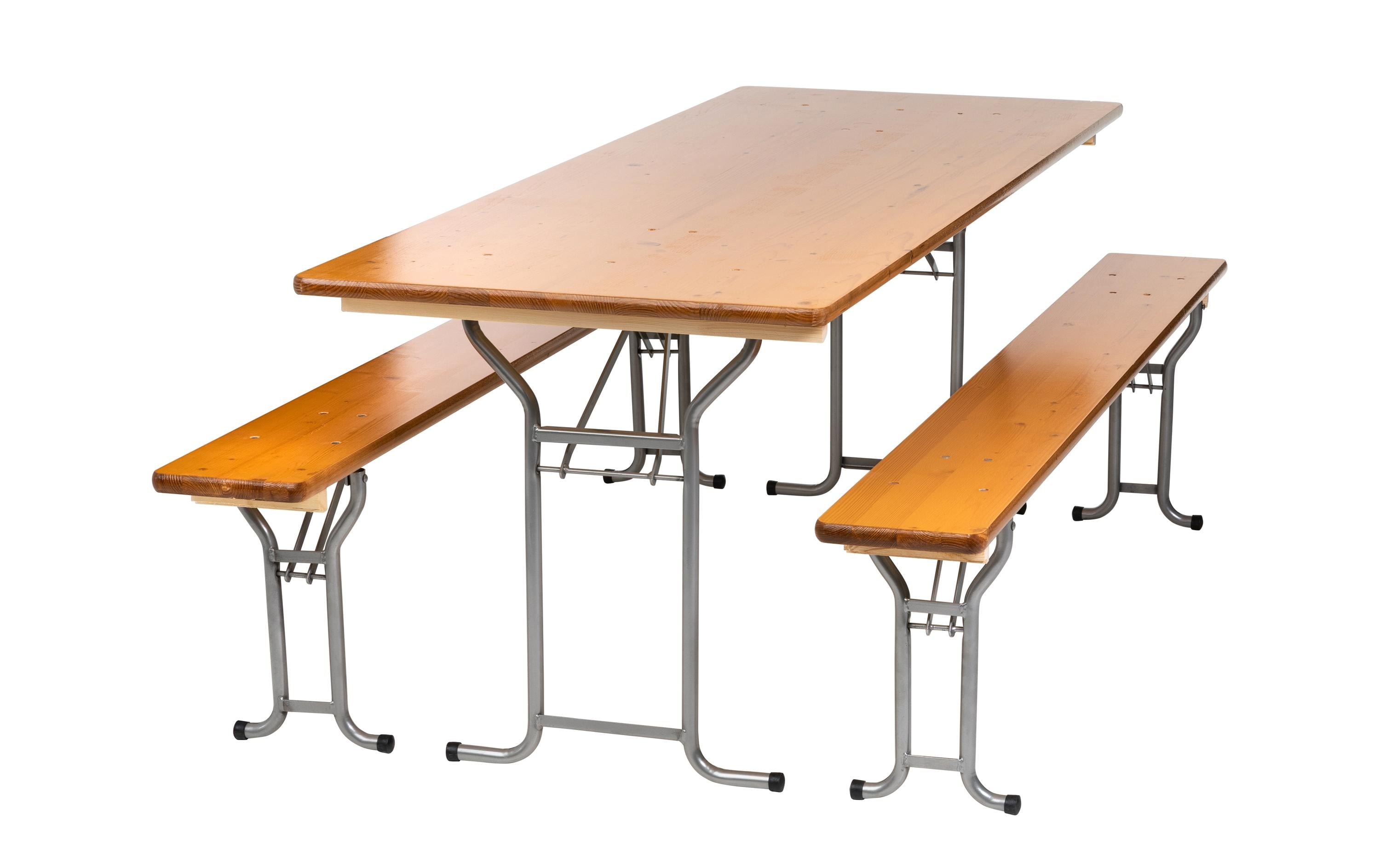 COCON Festbankgarnitur Rohrfuss 15x82x222cm