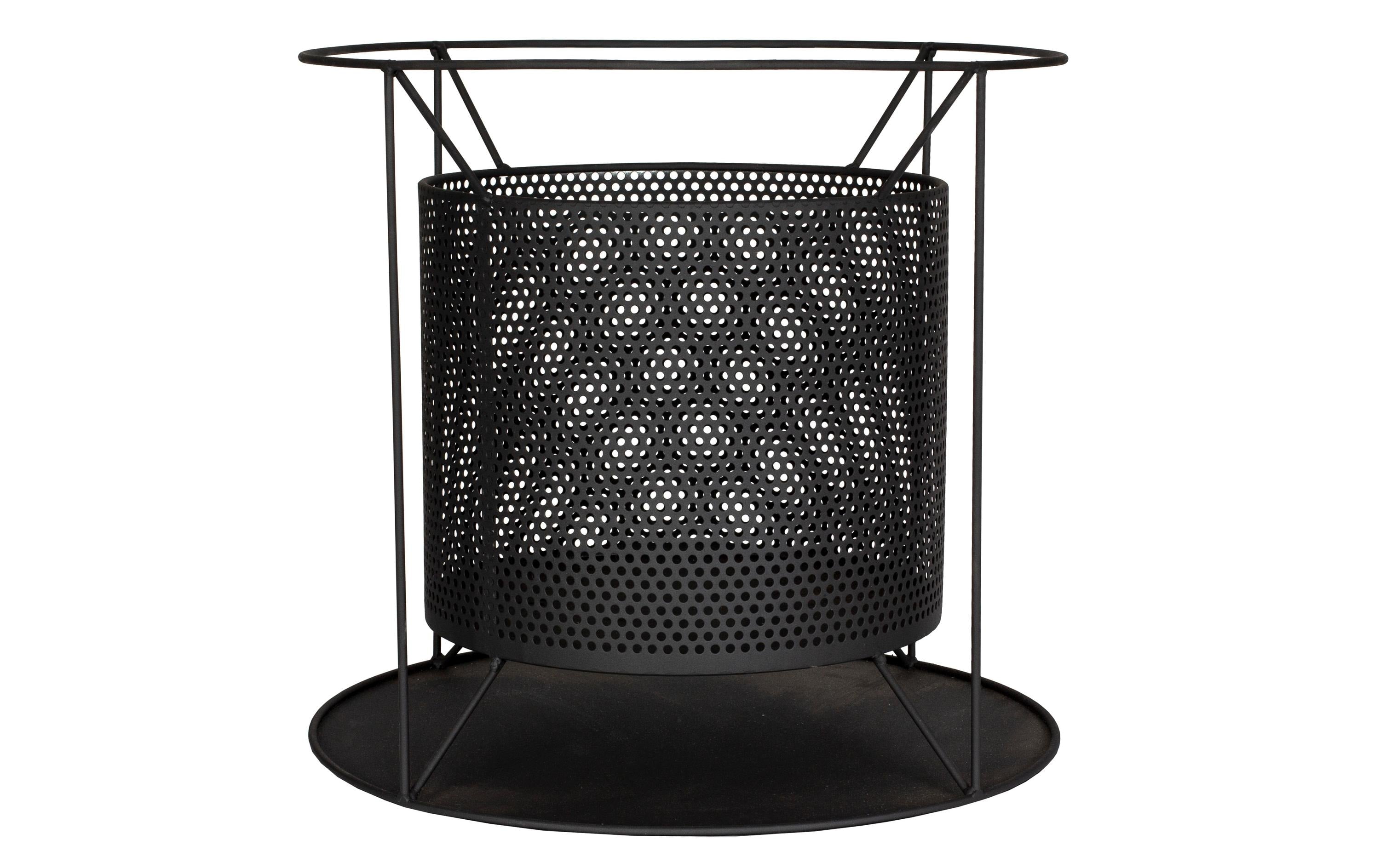 La Hacienda Feuerschale Kora Stahl runder Feuerkorb 40 cm Grills & Feuerstellen La Hacienda