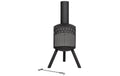 La Hacienda Gartenkamin Stahl 58 cm für gemütliche Abende Grills & Feuerstellen La Hacienda