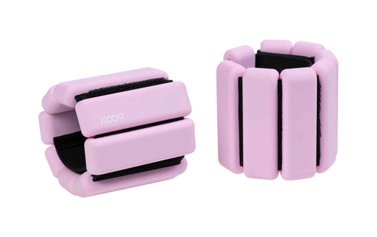 KOOR Gewichtsmanschetten 2 x 0.5 kg, Rosa