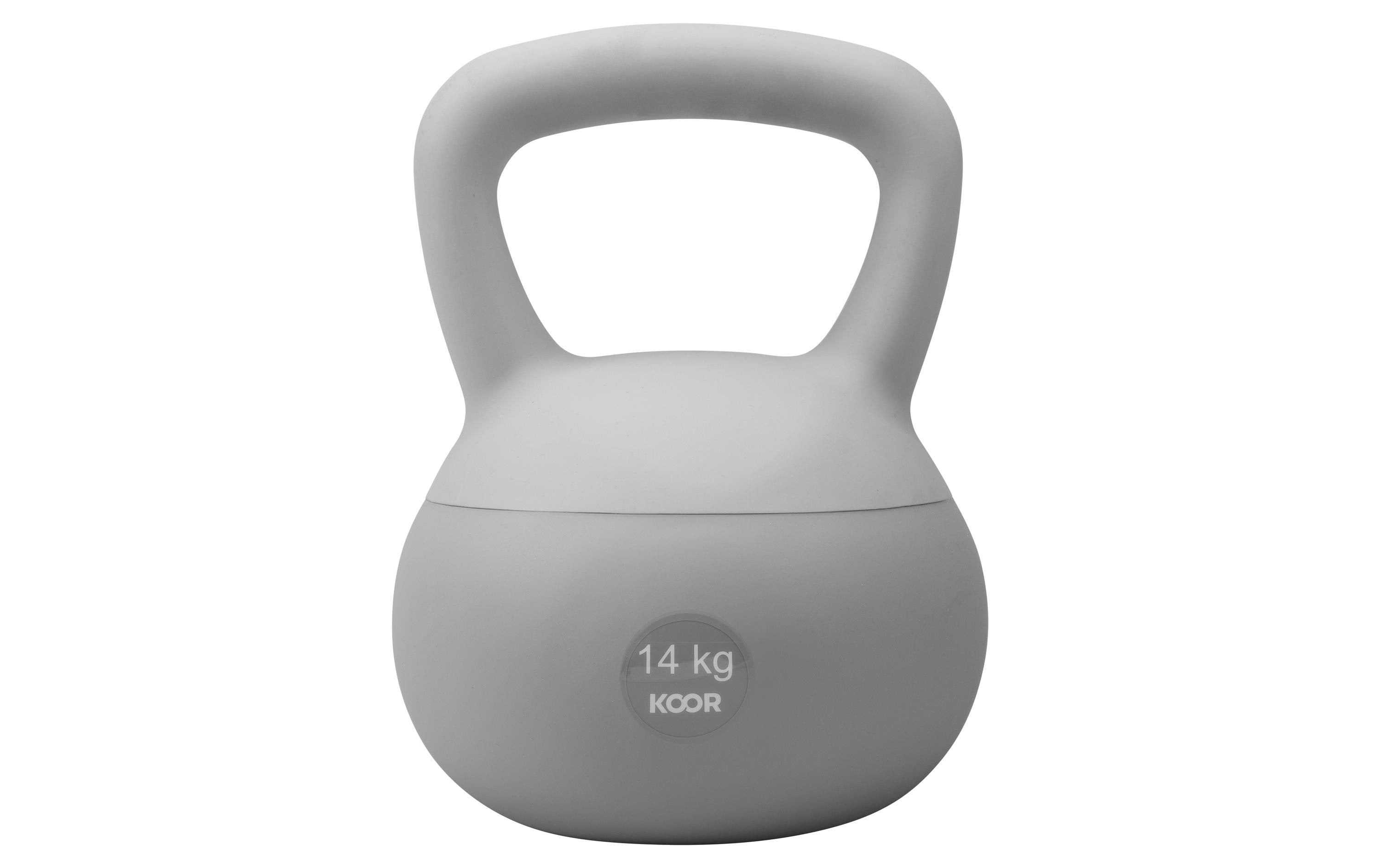 KOOR, Kettlebell Paalla Soft, 14 kg 21.5x21.5x31cm, PVC / Sand