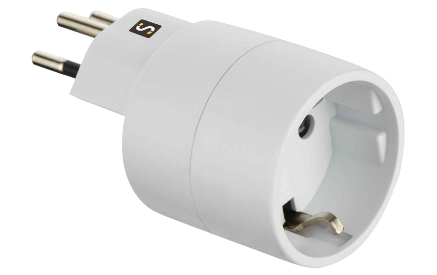 Schönenberger Reiseadapter T12 / Schuko NO BLOCK