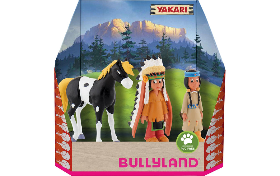 BULLYLAND Spielfigurenset Yakari 3-er Pack