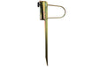 COCON Sonnenschirmständer aus recycelbaren Materialien in Grüngold, 46 cm Garteneinrichtung COCON