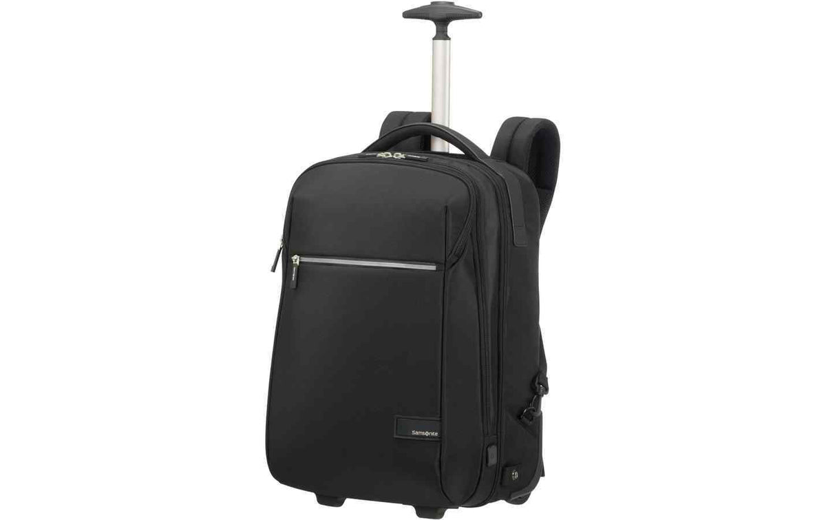 Samsonite Litepoint Notebook-Rollkoffer in Schwarz mit Teleskopgriff und Rollen