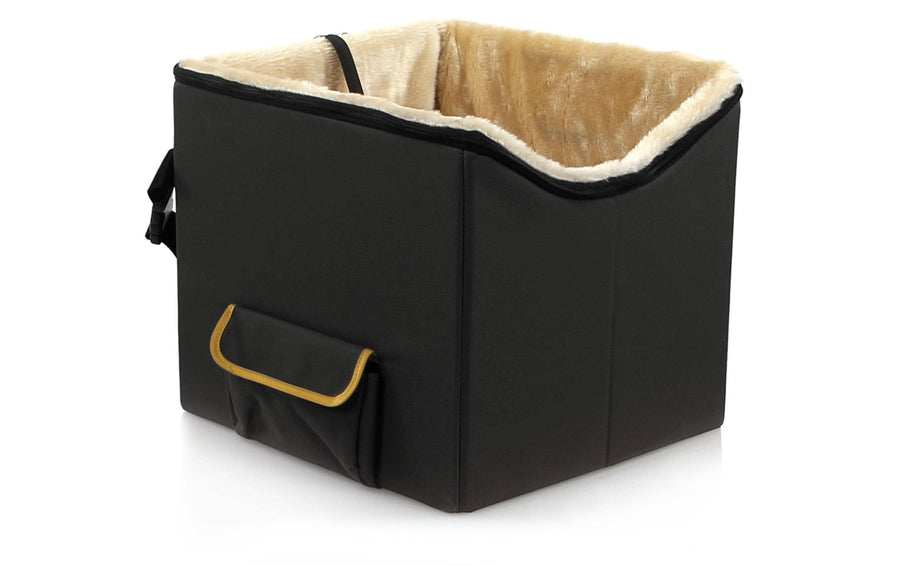 Swisspet Autohochsitz Schwarz/Beige Polyester für kleine Hunde Sport & Freizeit > Freizeit > Zubehör SwissPet