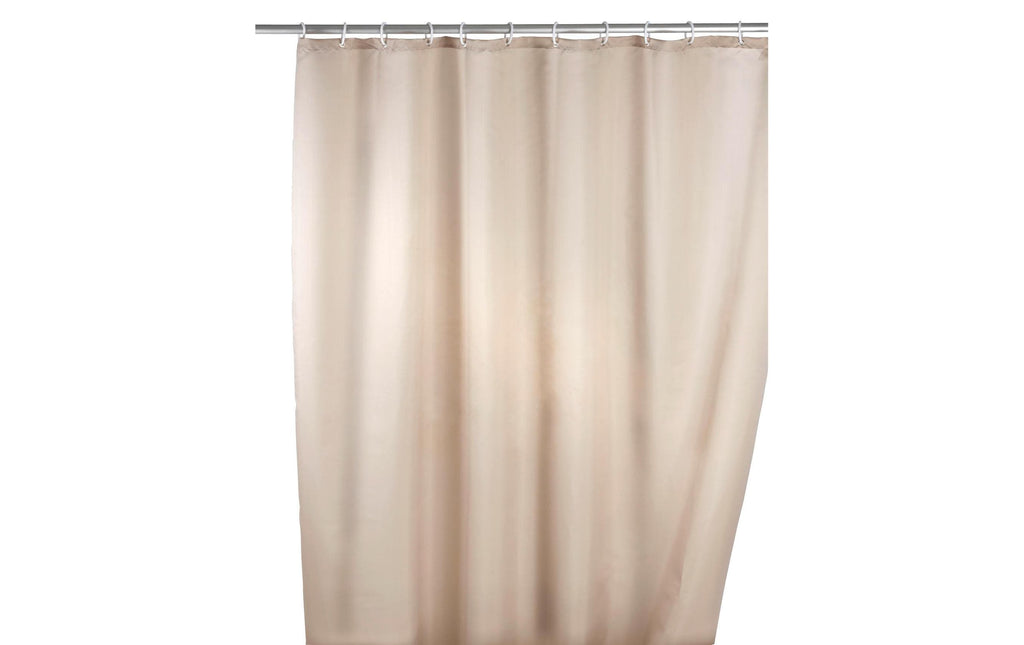 Wenko Duschvorhang Anti-Schimmel 180 x 200 cm, Beige