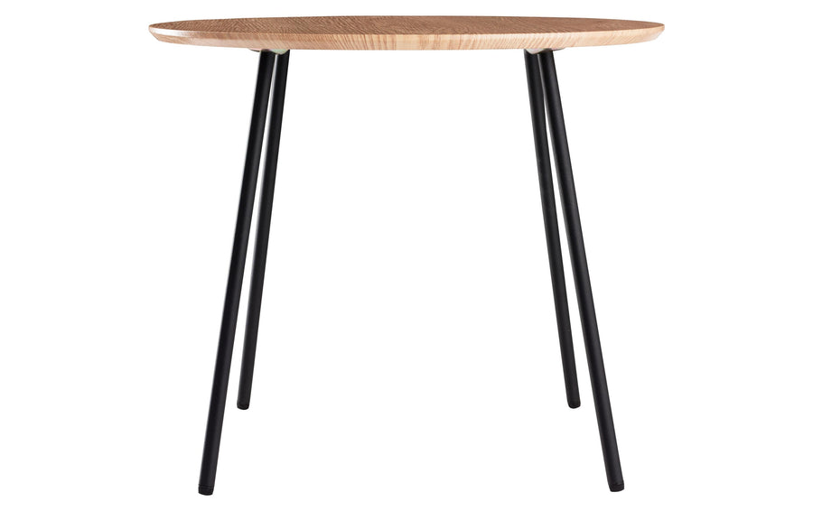 Schou Couchtisch – 55 × 55 × 45 cm – Schwarz/Braun