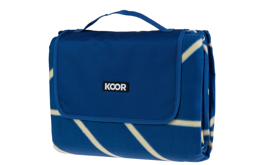 KOOR Picknickdecke Onda-Blu 200 x 250 cm