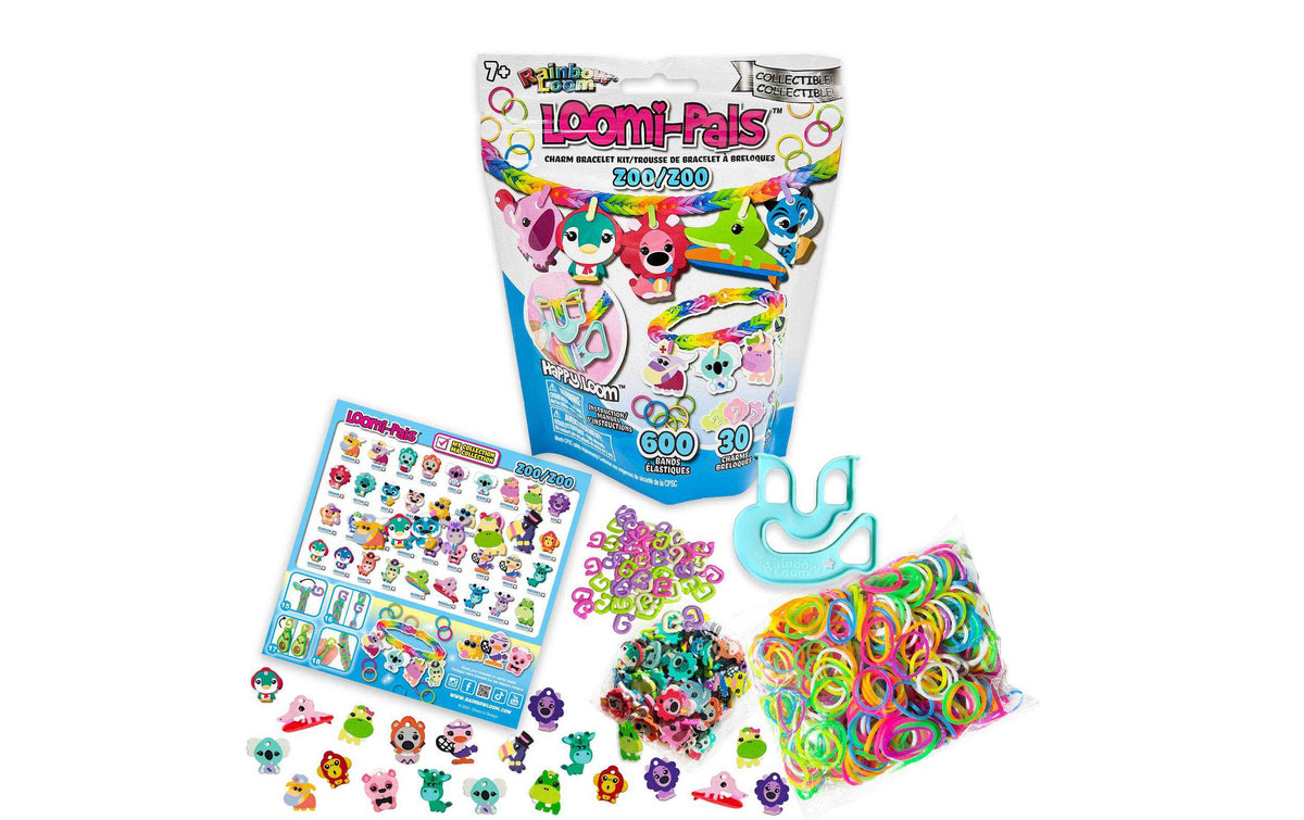 BANDAI Bastelset Rainbow Loom Loomi-Pals Zoo assortiert