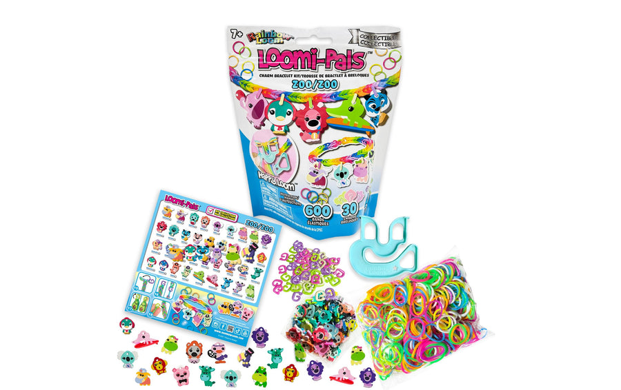 BANDAI Bastelset Rainbow Loom Loomi-Pals Zoo assortiert