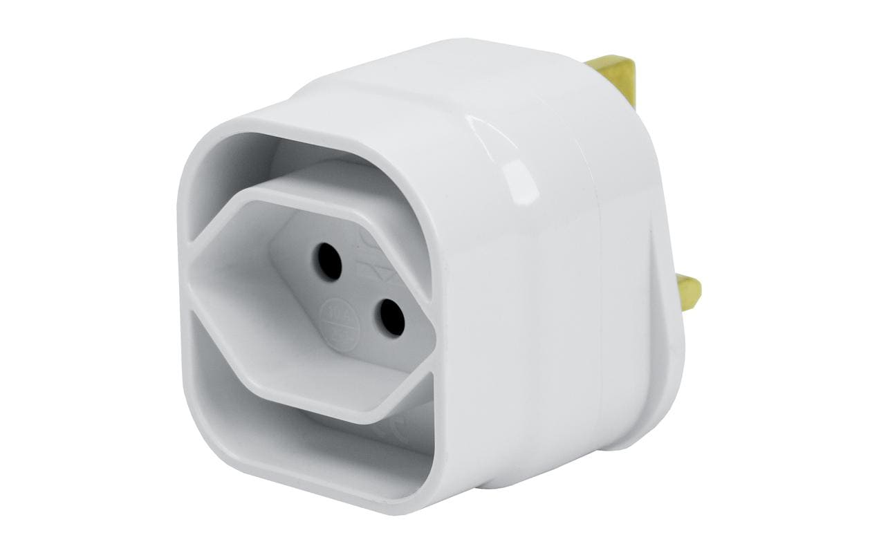 STEFFEN Reiseadapter CH – UK, Weiss