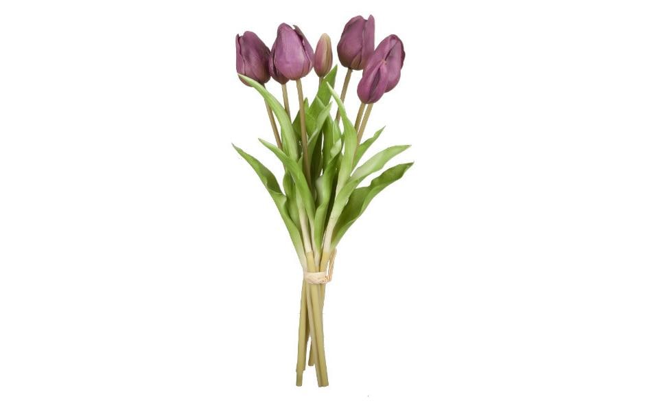 Dekomat AG Kunstblume Tulpen Royla 7er Set, 38 cm