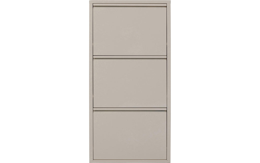 Kare Schuhschrank Caruso 3er Creme